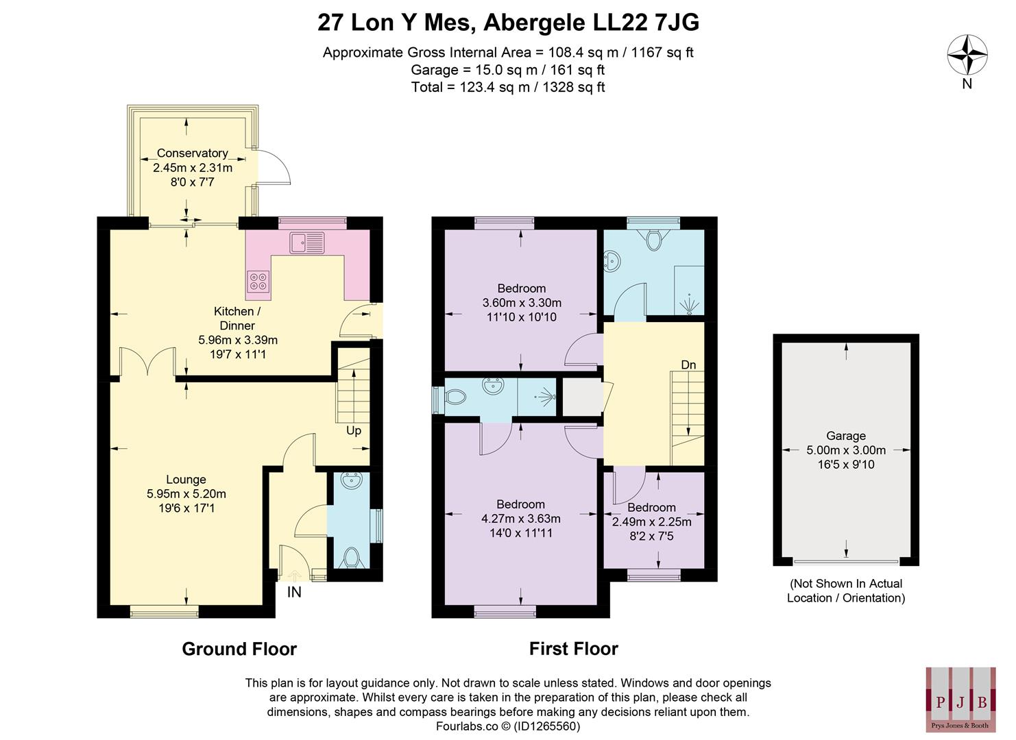 27, Lon Y Mes, Abergele floorplan
