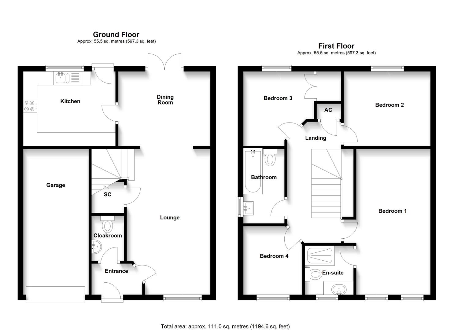 Windermere Close, Stevenage floorplan