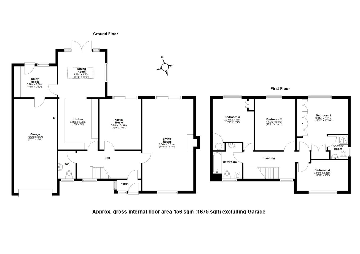 45, High Street, Harlton, Cambridge floorplan
