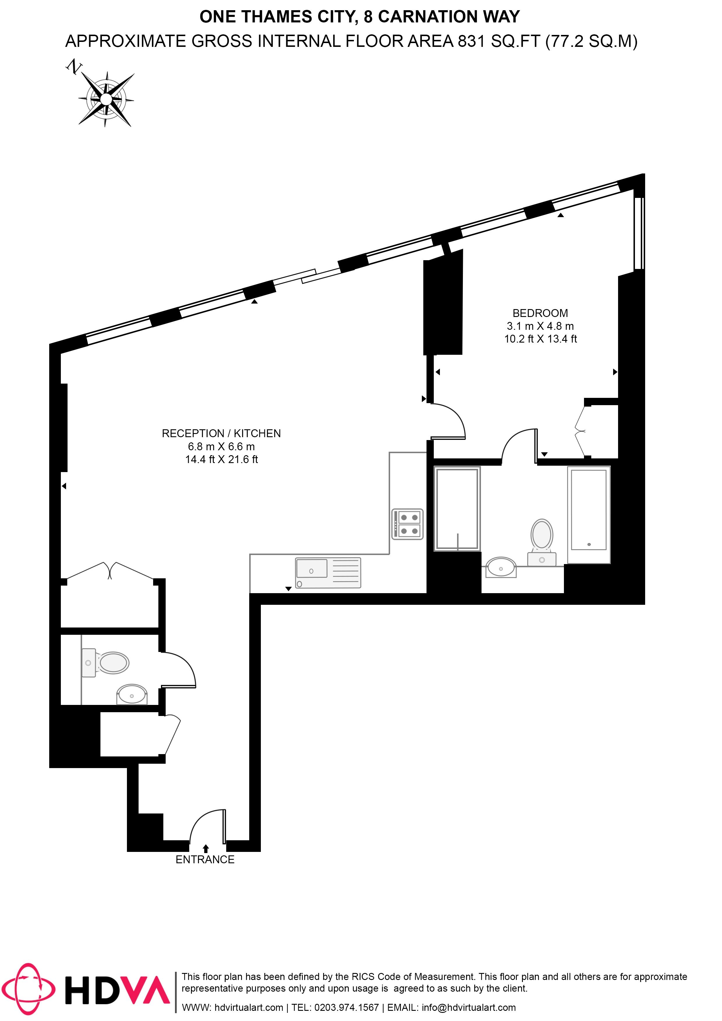 Carnation Way, London floorplan