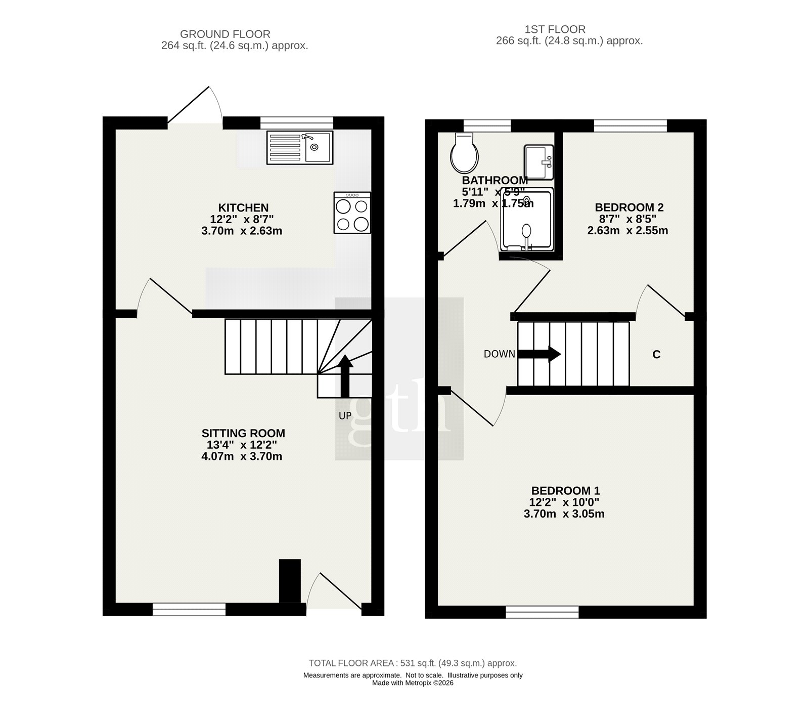 8 Moorlands Court,, Moorlands Road, Somerset floorplan