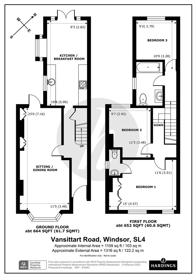7, Vansittart Road, Windsor floorplan