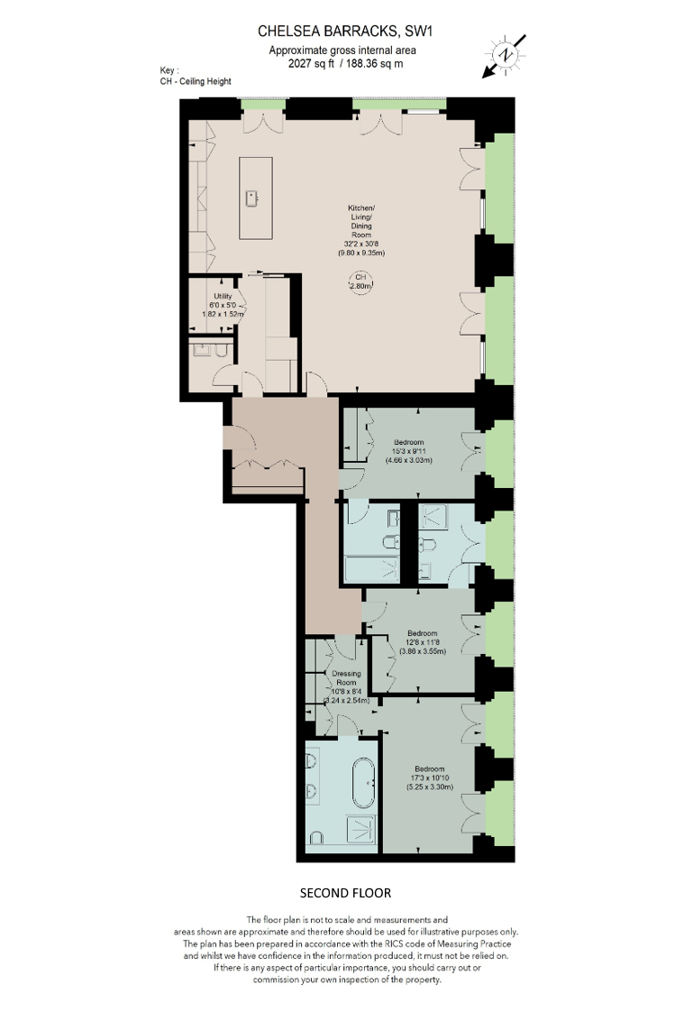 Flat 23, 8, Whistler Square, London floorplan