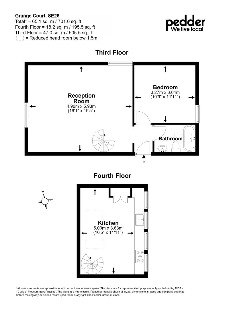 11 Grange Court, 12, Sydenham Hill, London floorplan