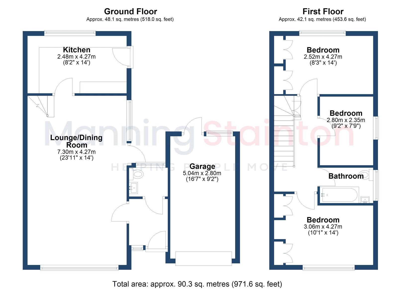 13, Plantation Avenue, Leeds floorplan