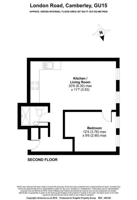 1 Bedrooms Flat to rent in London Road, Camberley GU15