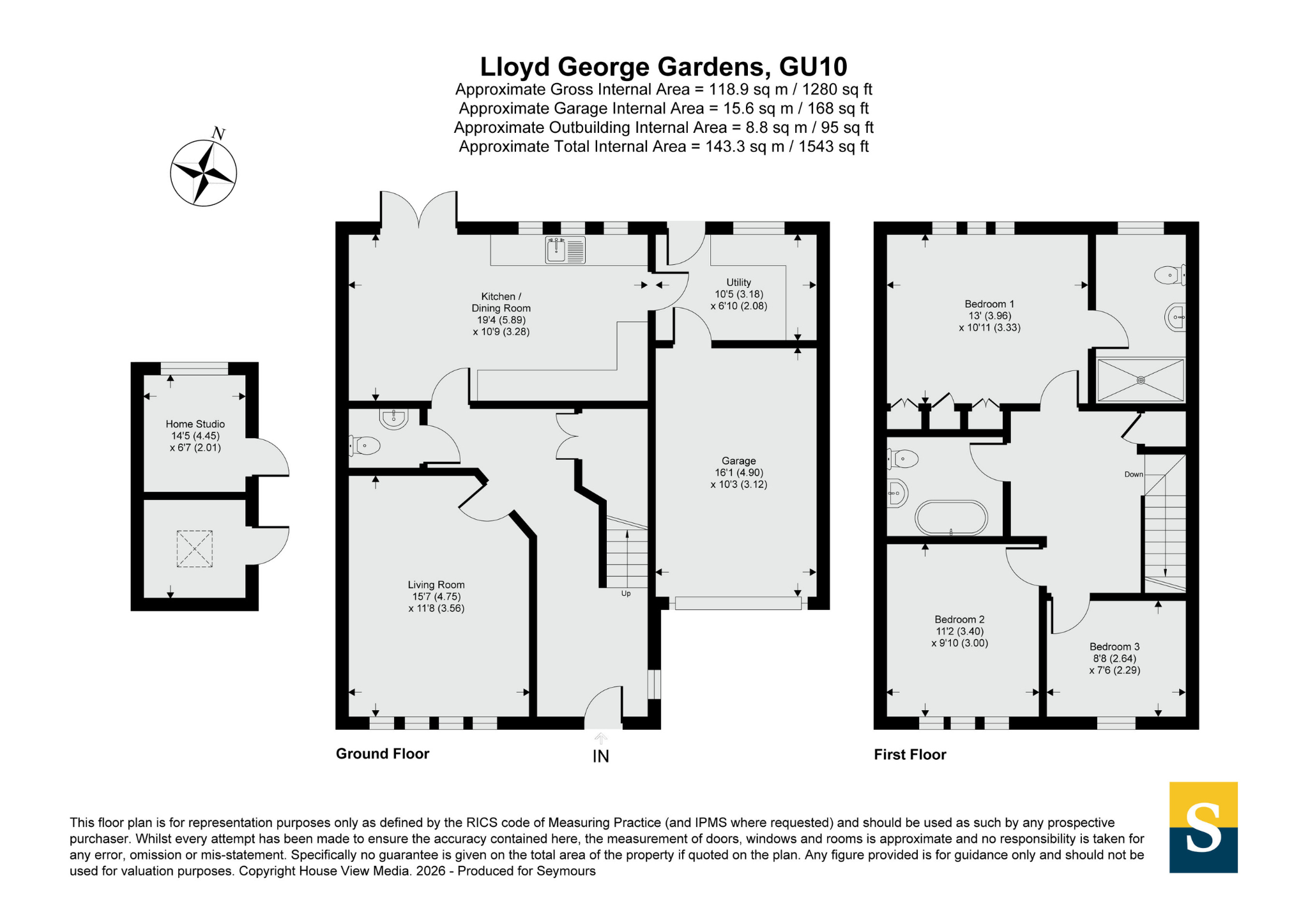 2, Lloyd George Gardens, Farnham floorplan