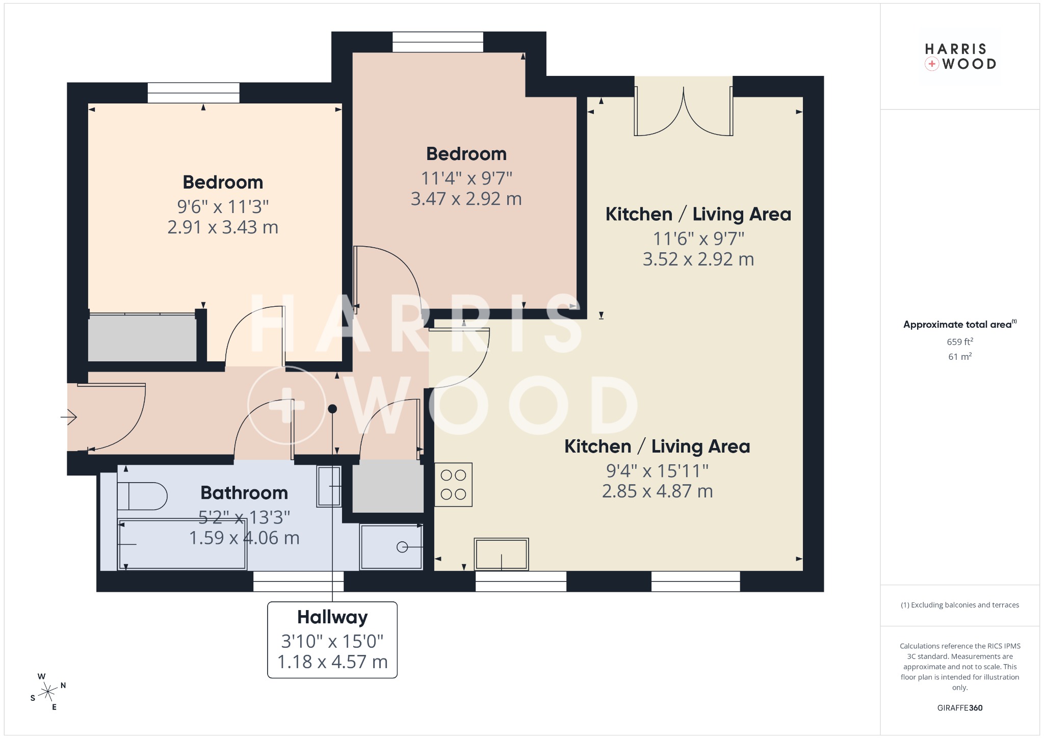 47 Weyland Drive, Stanway, Essex floorplan