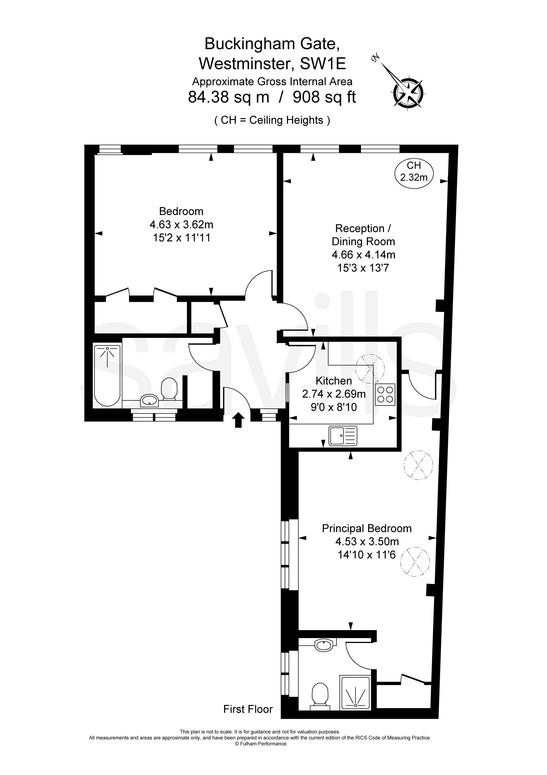 37, Buckingham Gate, London floorplan