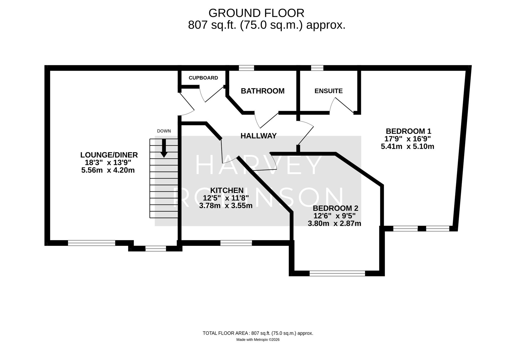 6 Duncan House High Street, Huntingdon floorplan