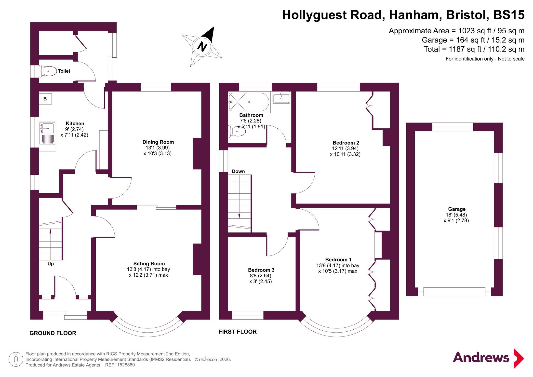 33, Hollyguest Road, Bristol floorplan