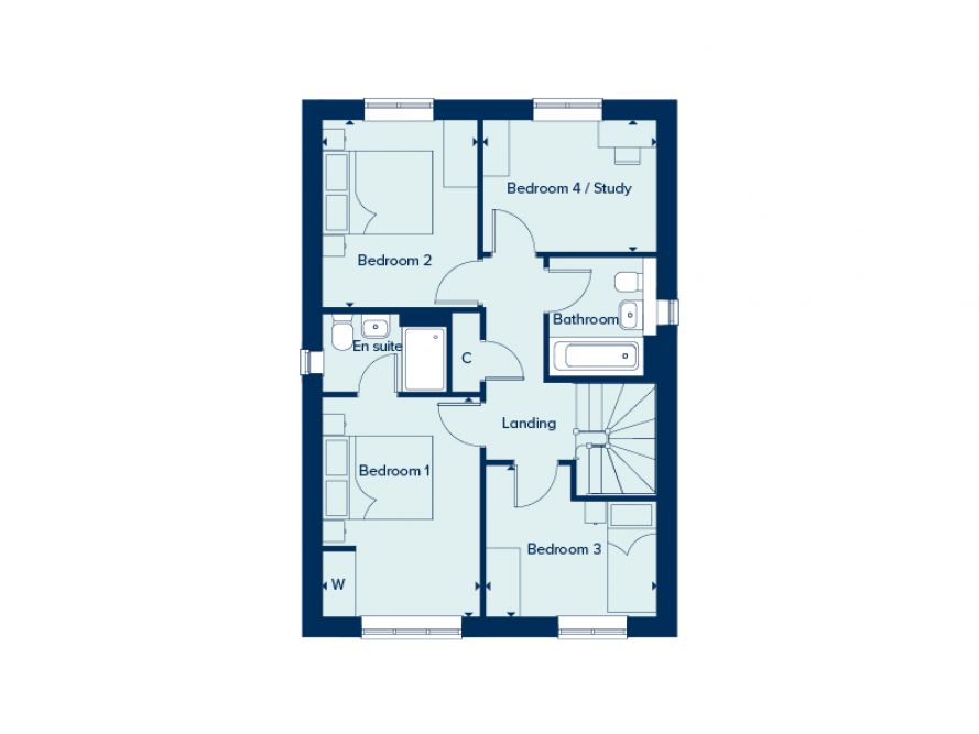 "The Romsey" at Westwood Heath Road, Coventry CV4, 4 bedroom property