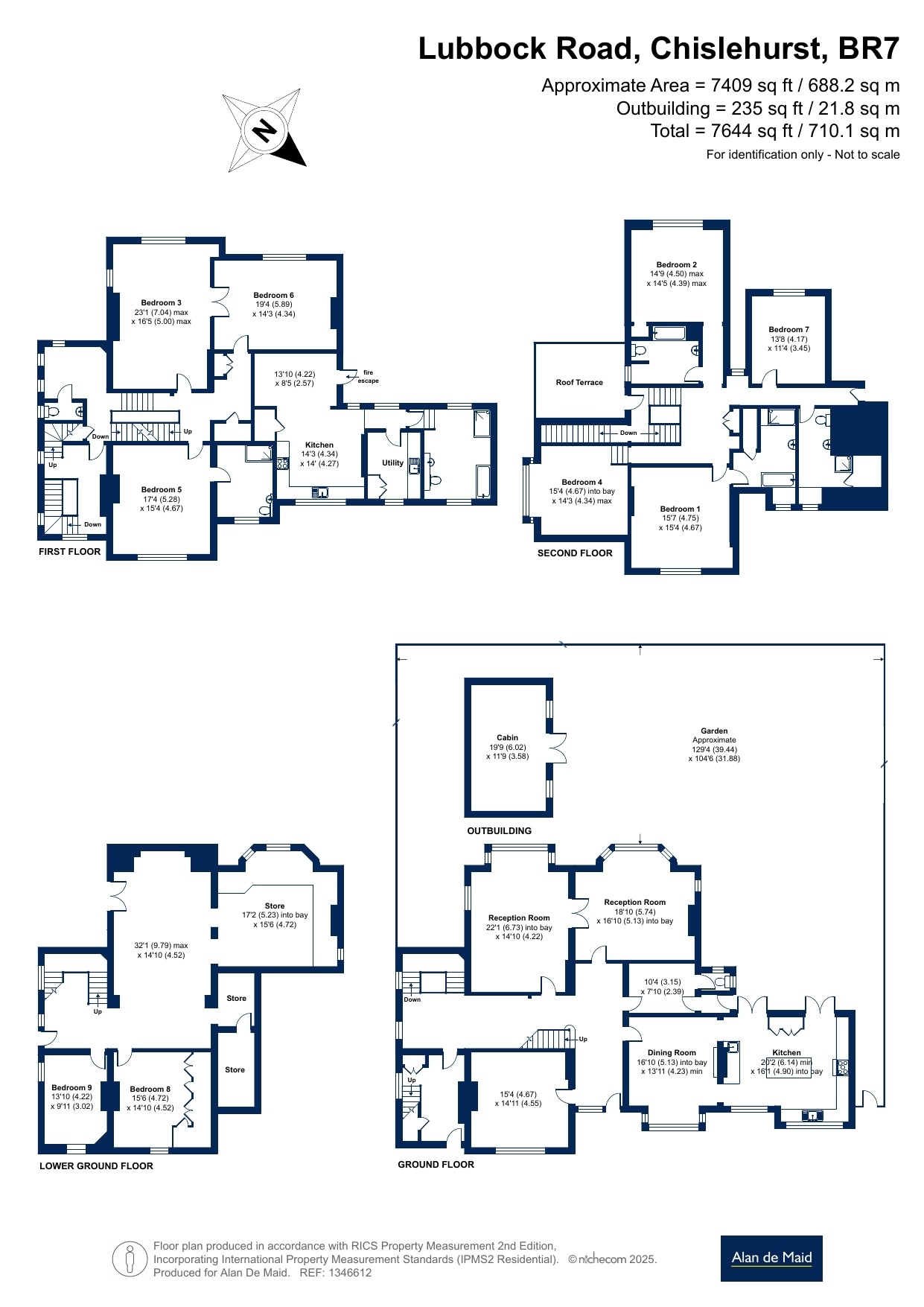 Tahoma Lodge, 70, Lubbock Road, Chislehurst floorplan