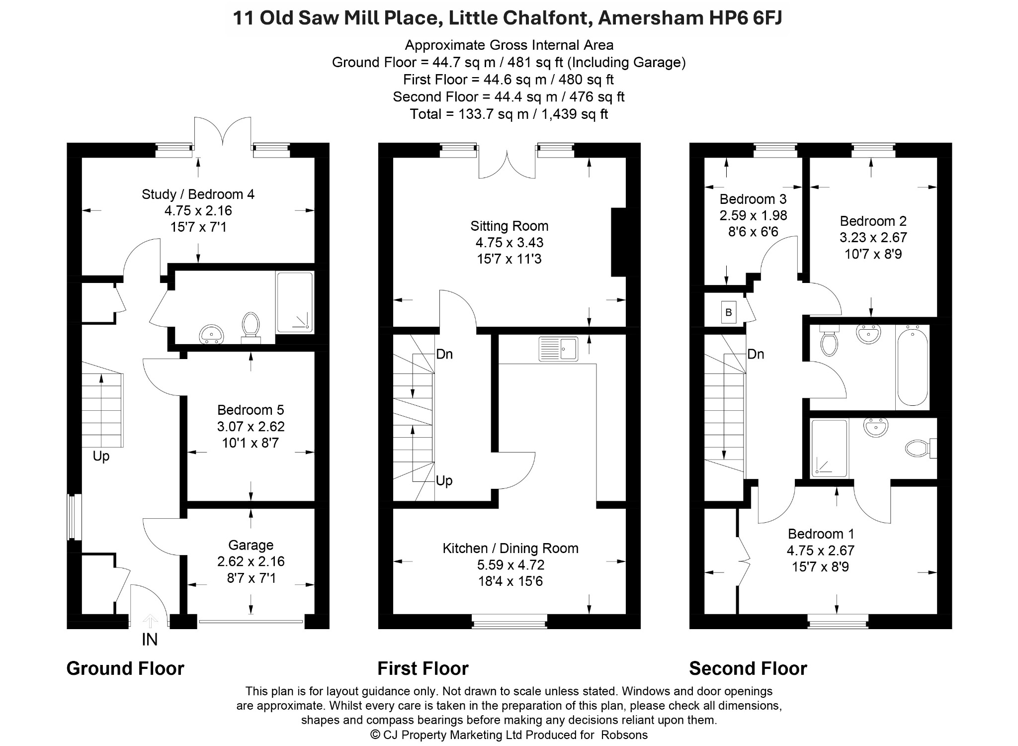 11 Old Saw Mill Place, Little Chalfont, Amersham floorplan