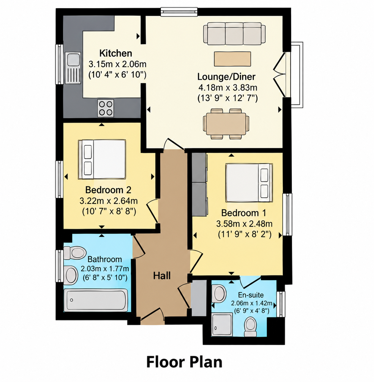 12, Hedgers Way, Kingsnorth floorplan
