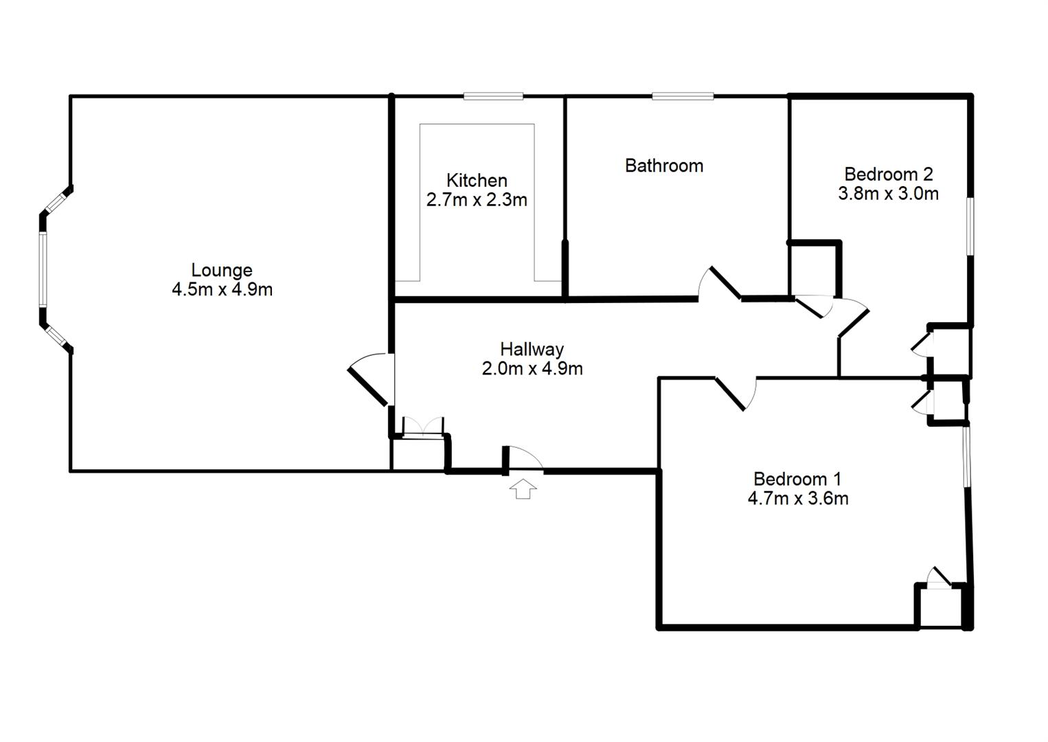 2 Bedrooms Flat to rent in The Drive, Hove BN3