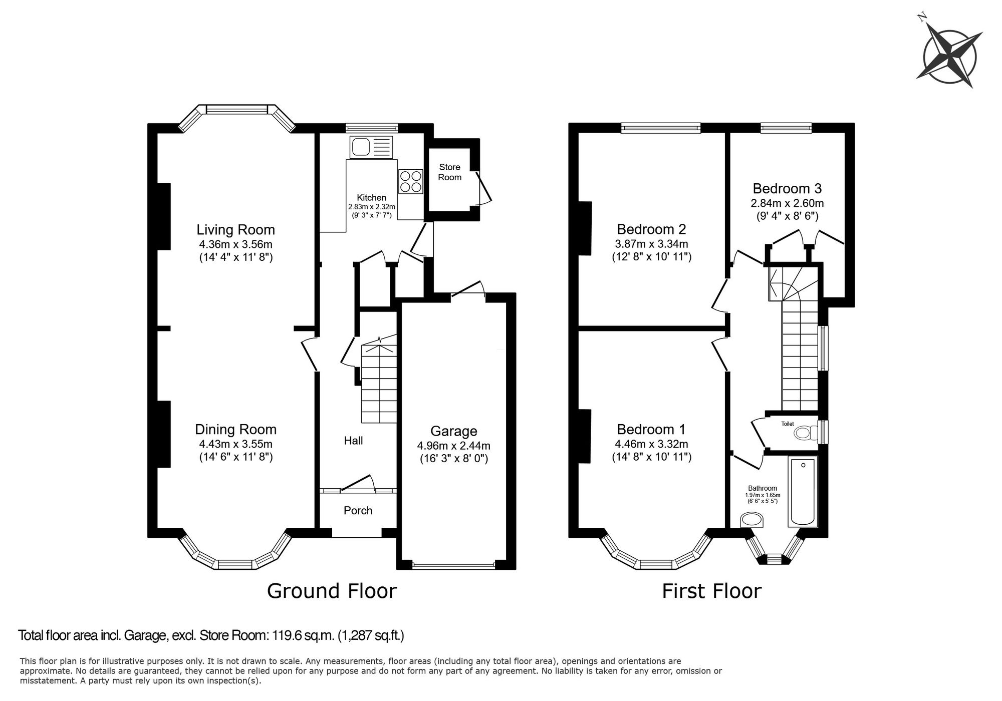 96 Highdown, Worcester Park floorplan