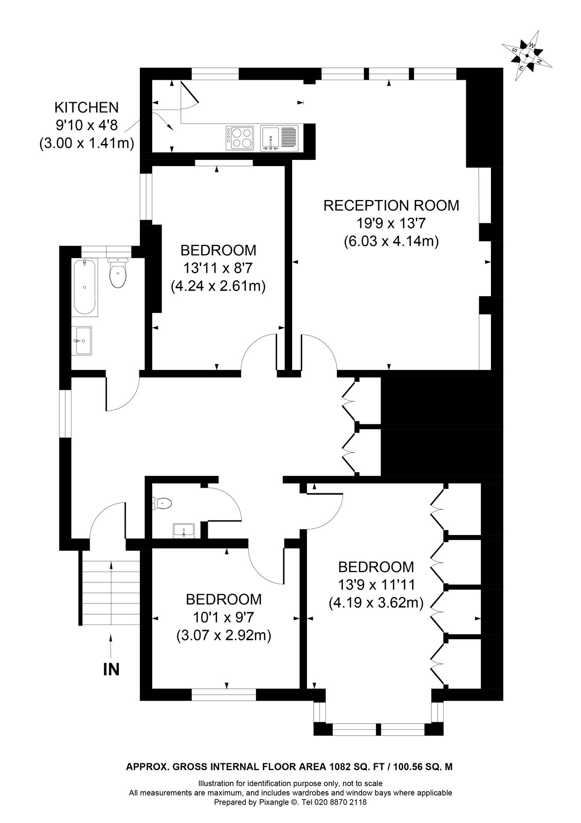 3 Bedrooms Flat to rent in 69 Mount Ararat Road, Richmond, Surrey TW10