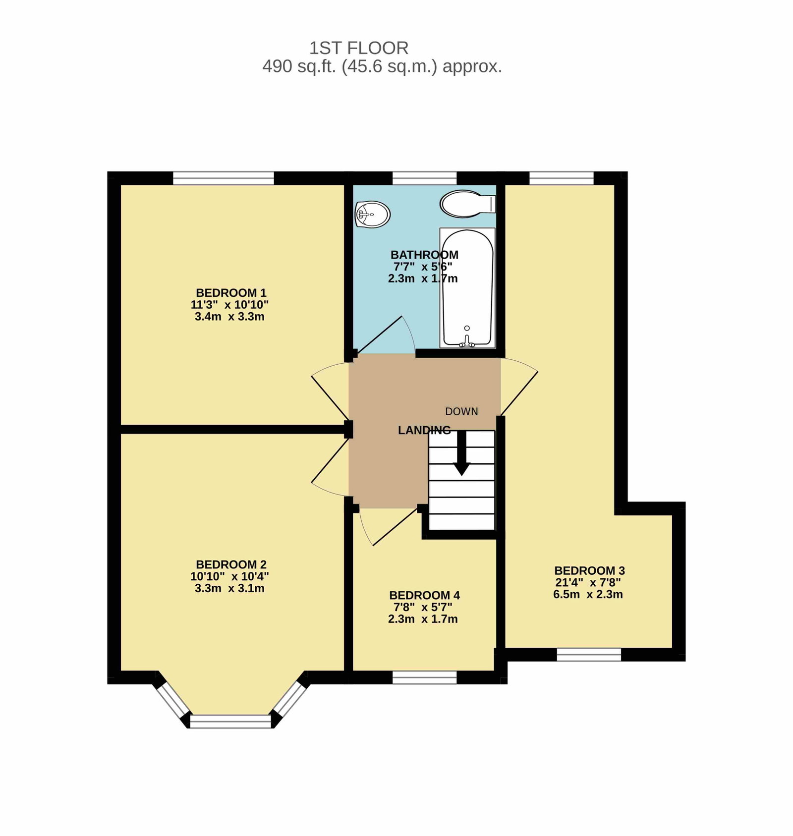 83, Bridge Cross Road, Burntwood floorplan