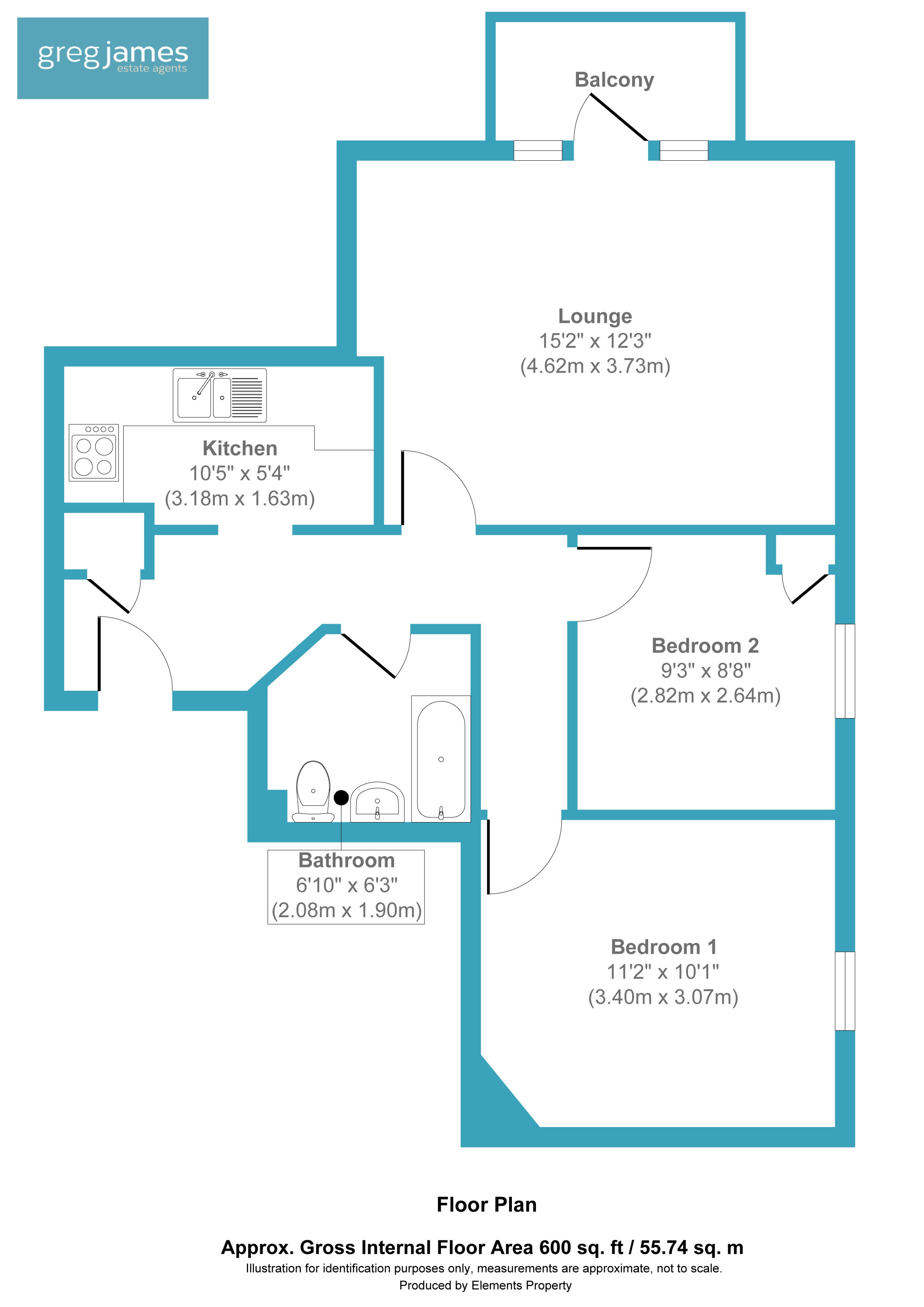 Vienna Court, Farnborough floorplan