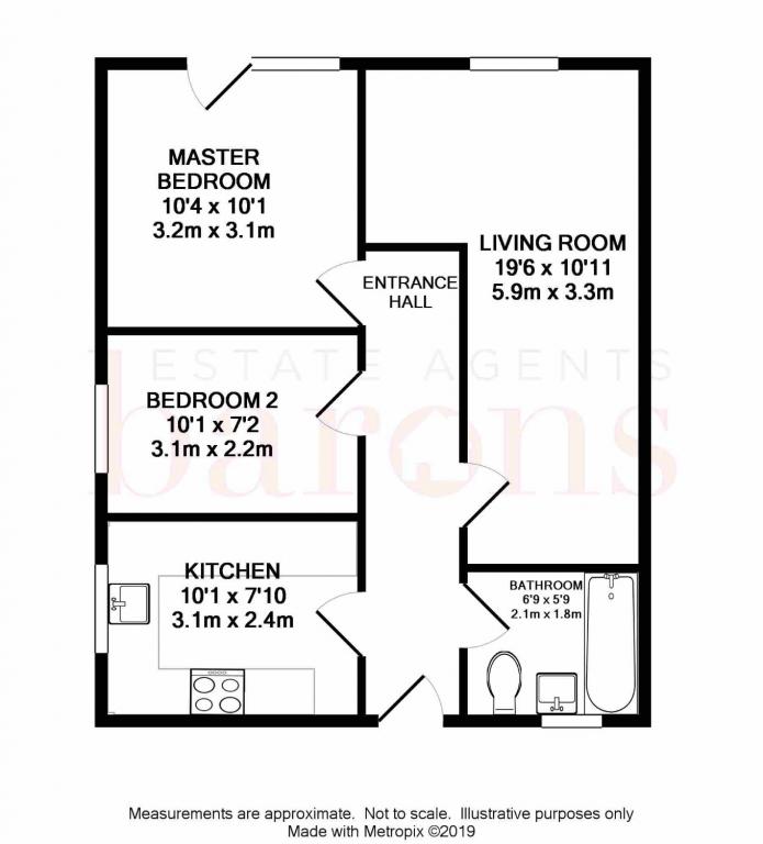 2 Bedrooms Flat for sale in Riverdene, Basingstoke RG21