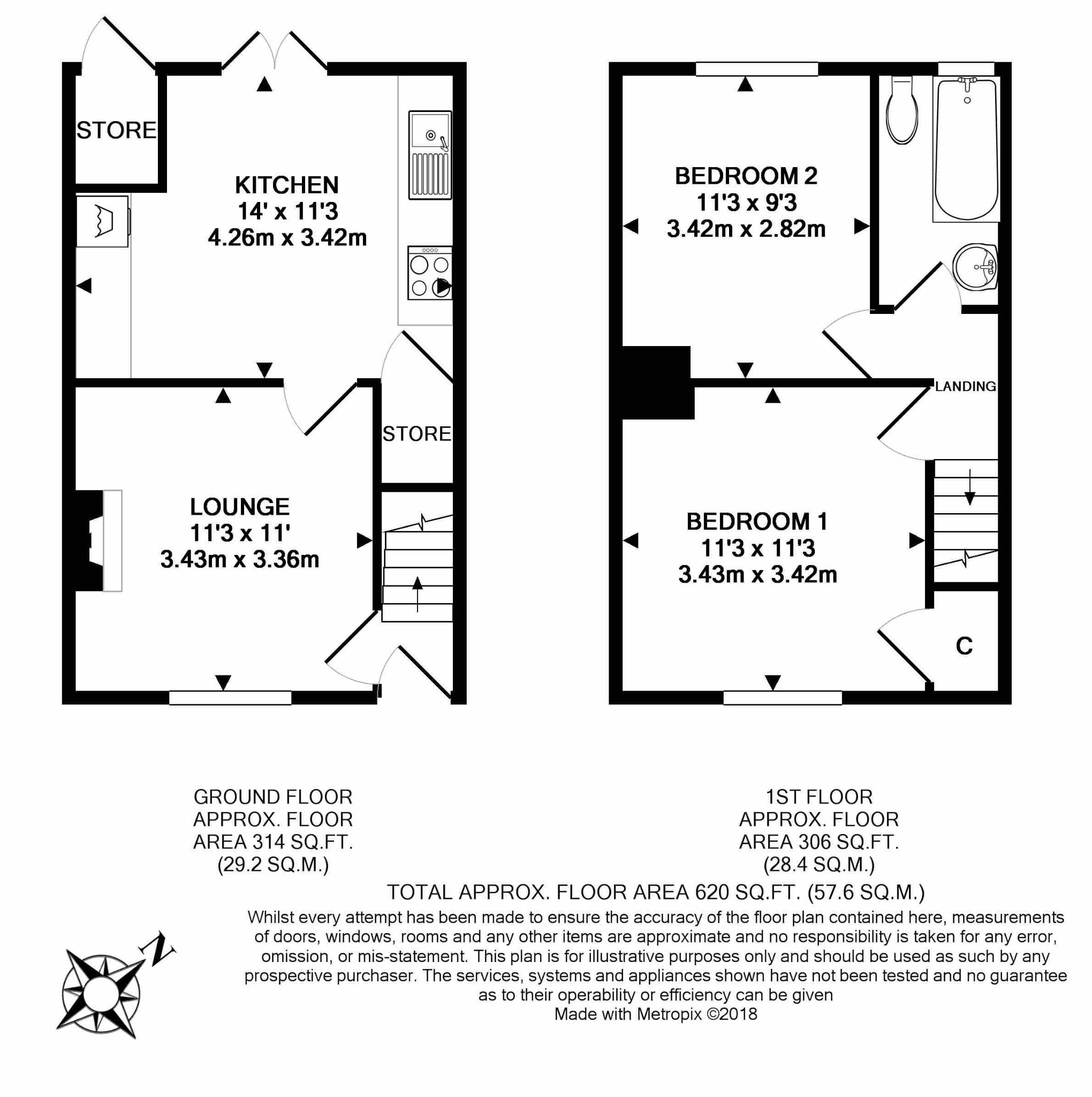 2 Bedrooms End terrace house for sale in Oakfield Road, Stapleford, Nottingham NG9