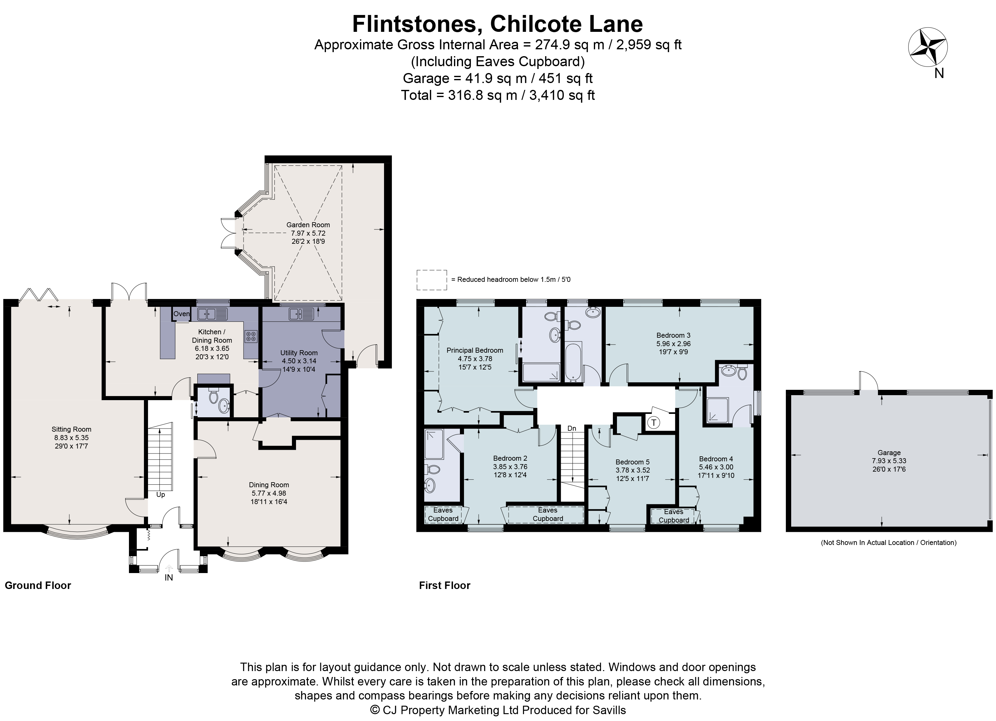 Flintstones,, Chilcote Lane, Amersham floorplan