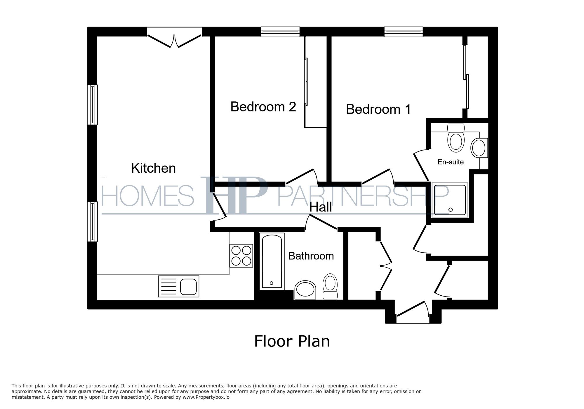 6 Bronte House Cornwell Avenue, Crawley floorplan