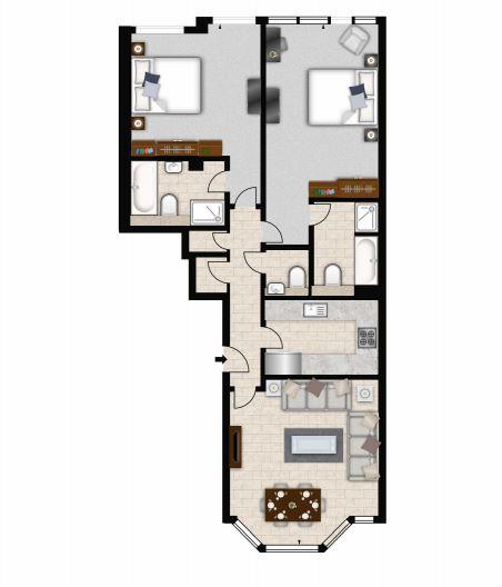 Young Street, London floorplan