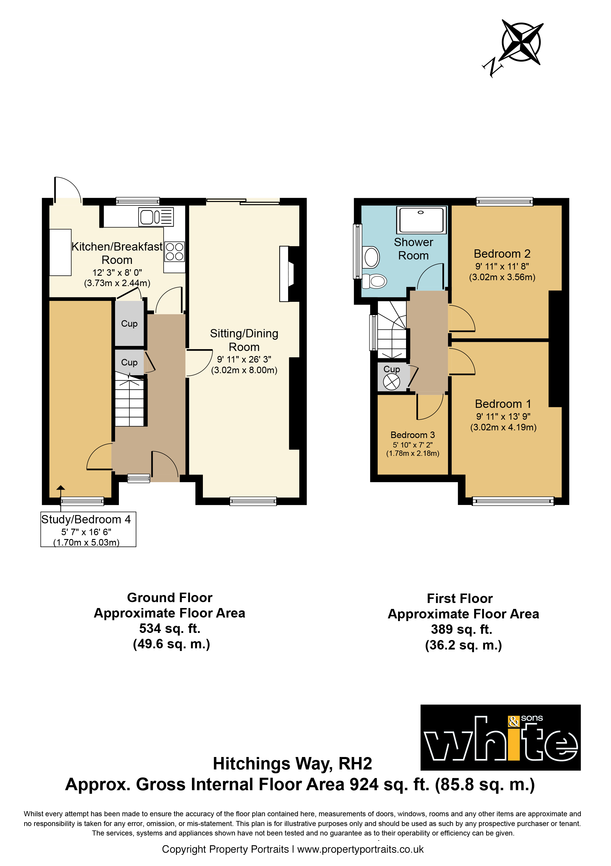 4 Bedrooms Semi-detached house for sale in Hitchings Way, Reigate, Surrey RH2