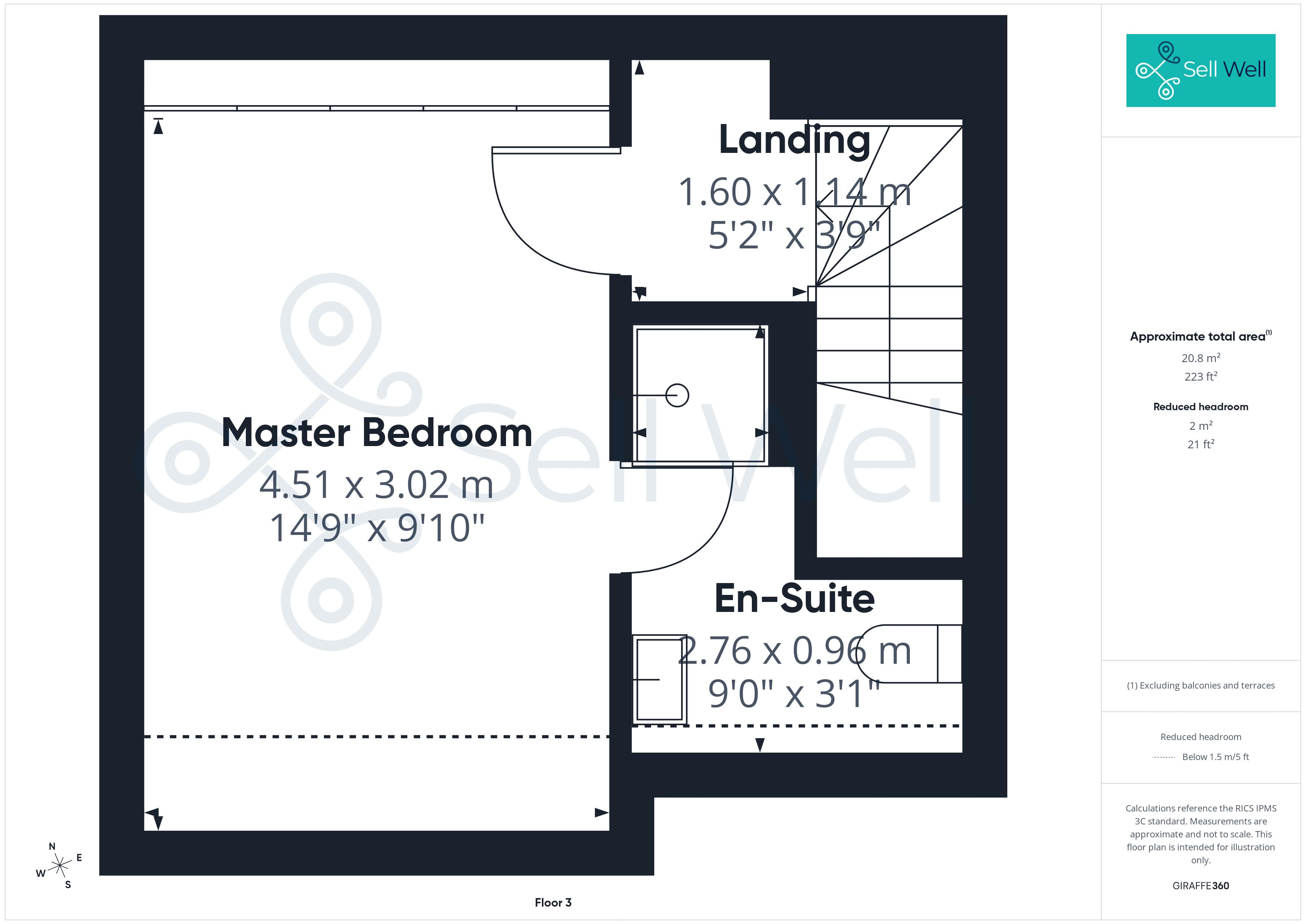 3, Coral Road, Manchester floorplan