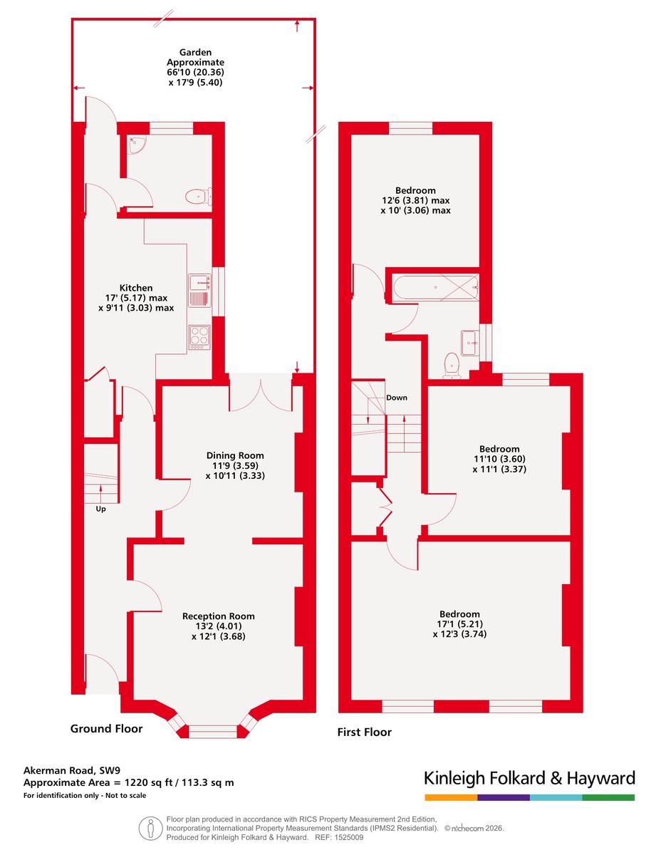 32, Akerman Road, London floorplan