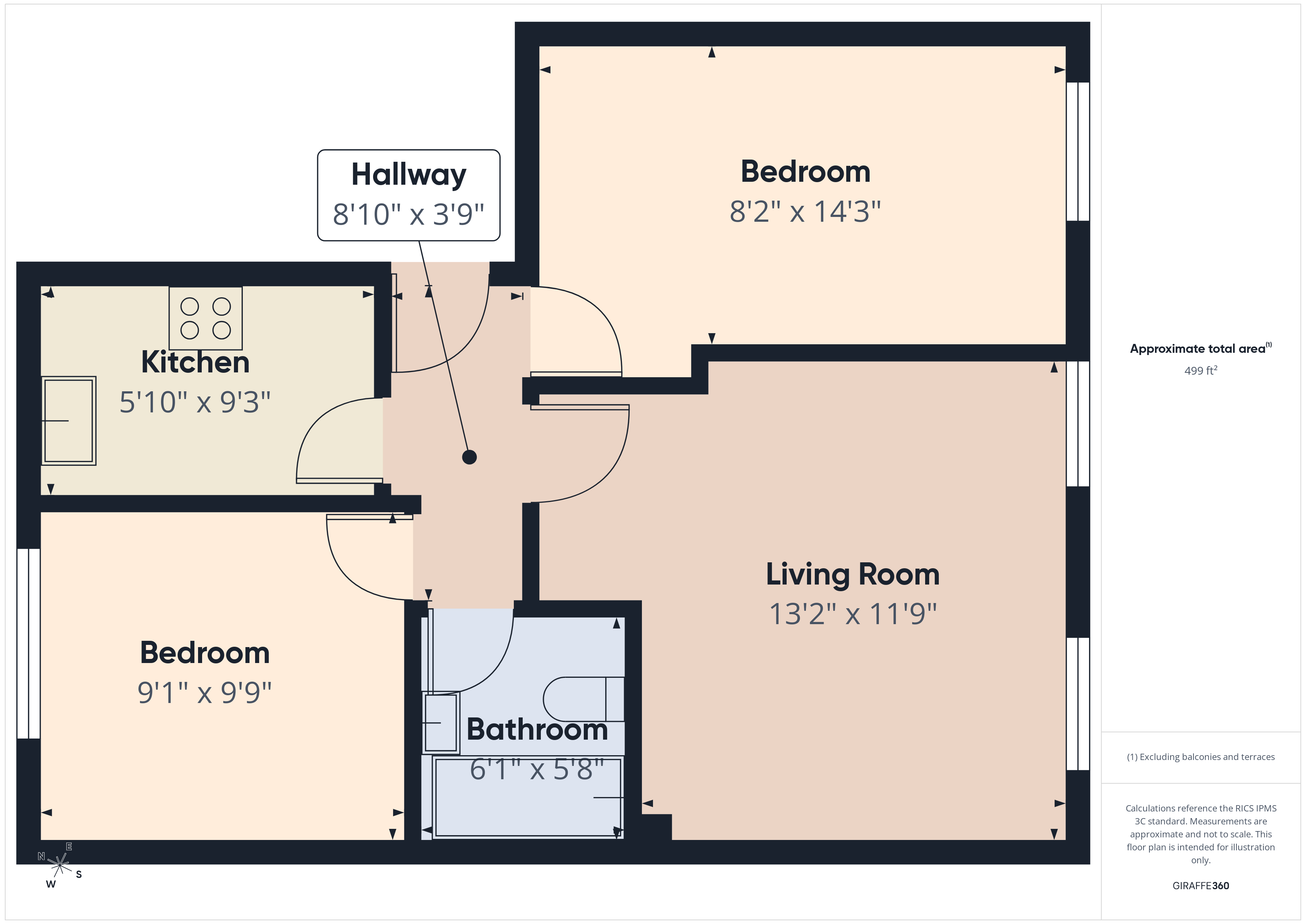 Flat 5, 38, Orford Road, Walthamstow floorplan