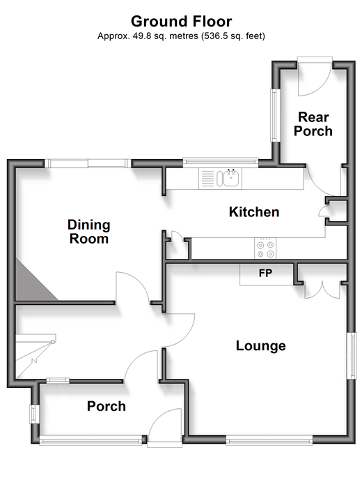 Fairfield Terrace Hamstreet, Ashford floorplan