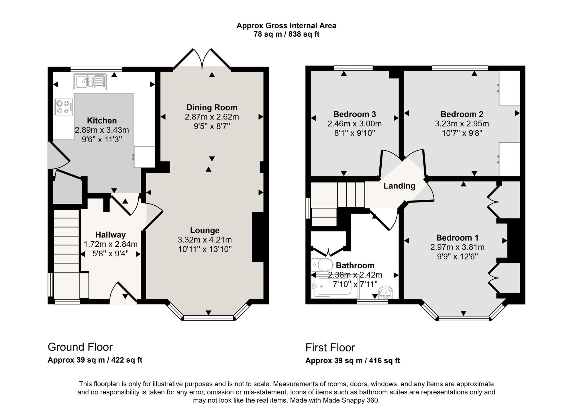 45 School Lane, Warrington floorplan