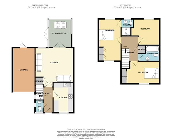 23, Endal Way, Waterlooville floorplan