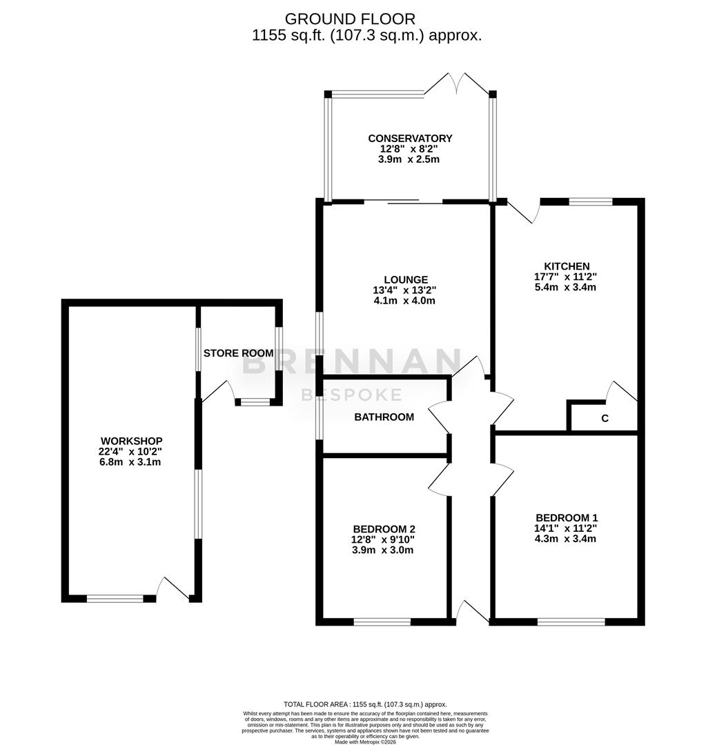 18, Shakespeare Road, Kettering floorplan
