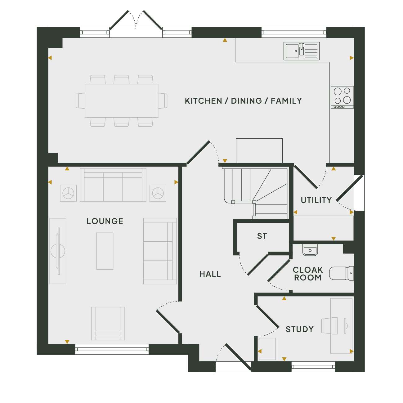 376, Normandy Way, Hinckley floorplan