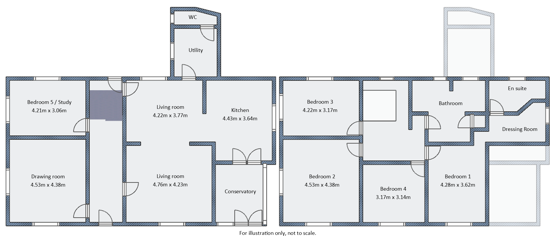 Portland House, St. Austell floorplan