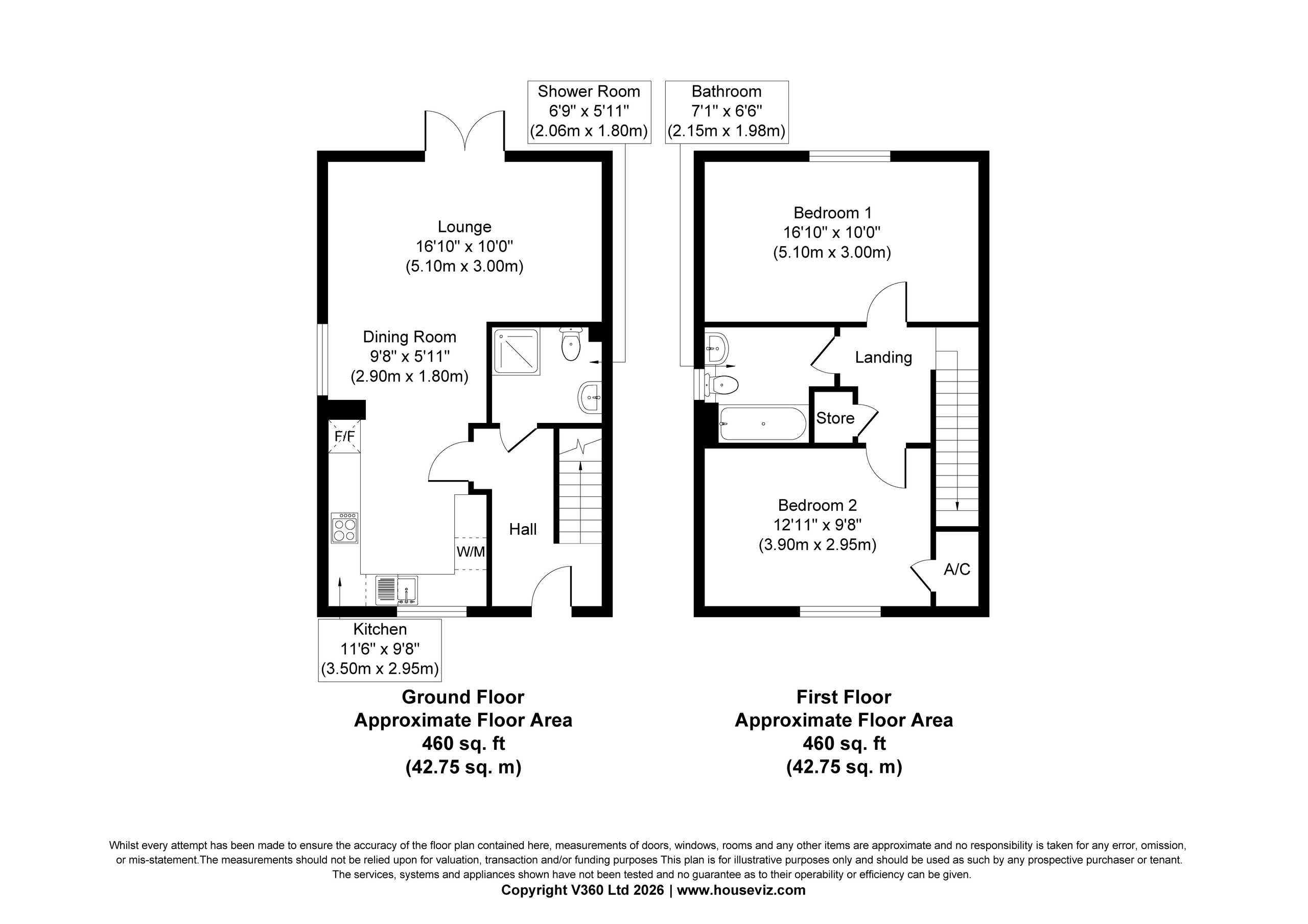 78 Ockford Ridge, Godalming floorplan
