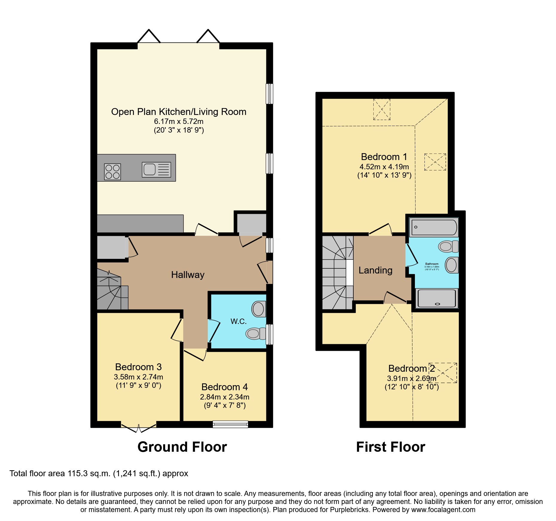 16, Old Drove, Eastbourne floorplan