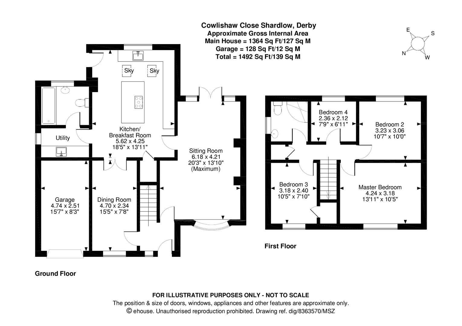4 bed detached house for sale in Cowlishaw Close, Shardlow, Derby DE72