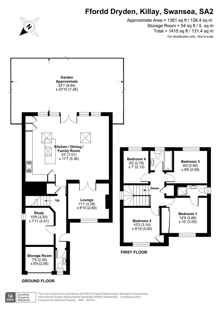 Ffordd Dryden, Killay, Swansea SA2, 4 bedroom detached house for sale