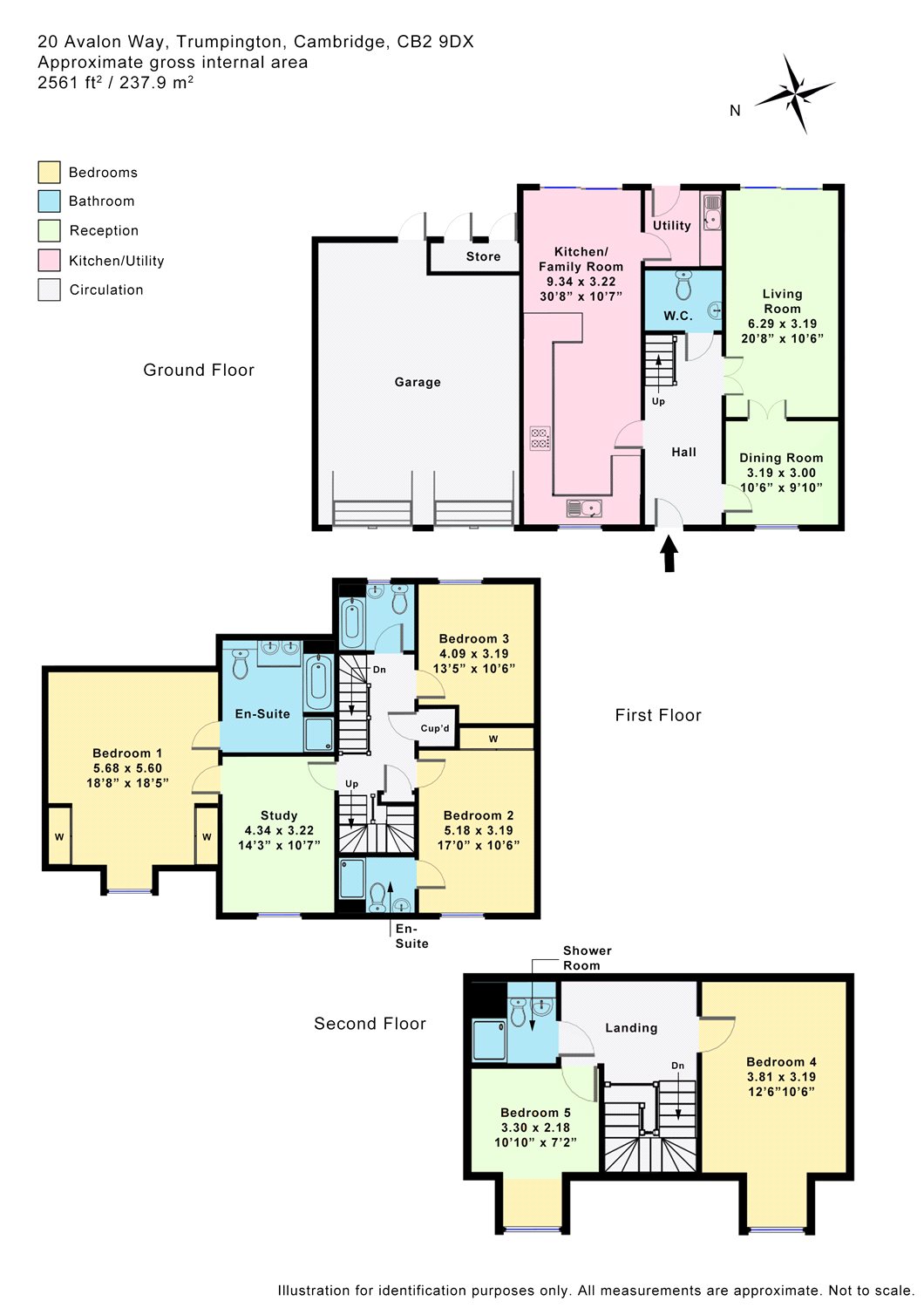 5 Bedrooms Detached house to rent in Avalon Way, Trumpington, Cambridge CB2