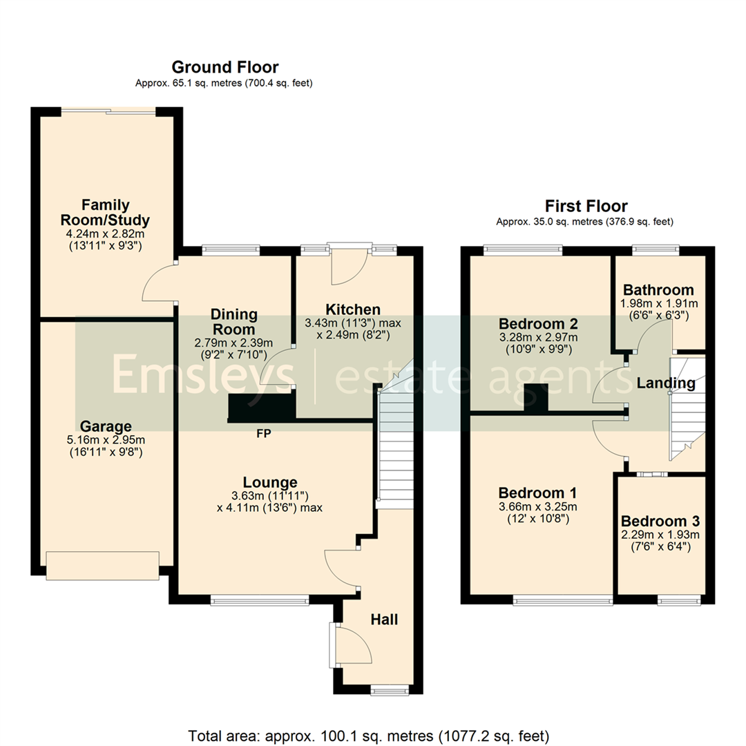 35, Common Lane, Leeds floorplan