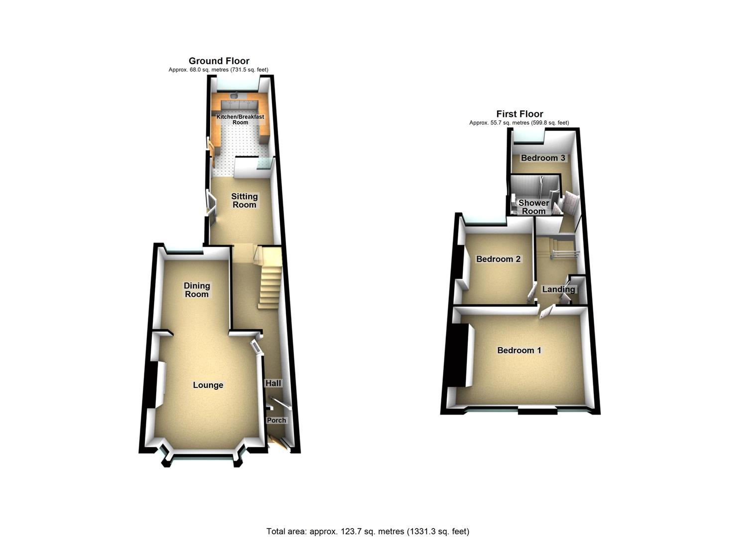 St. Helens Crescent, Swansea SA1, 3 bedroom terraced house for sale