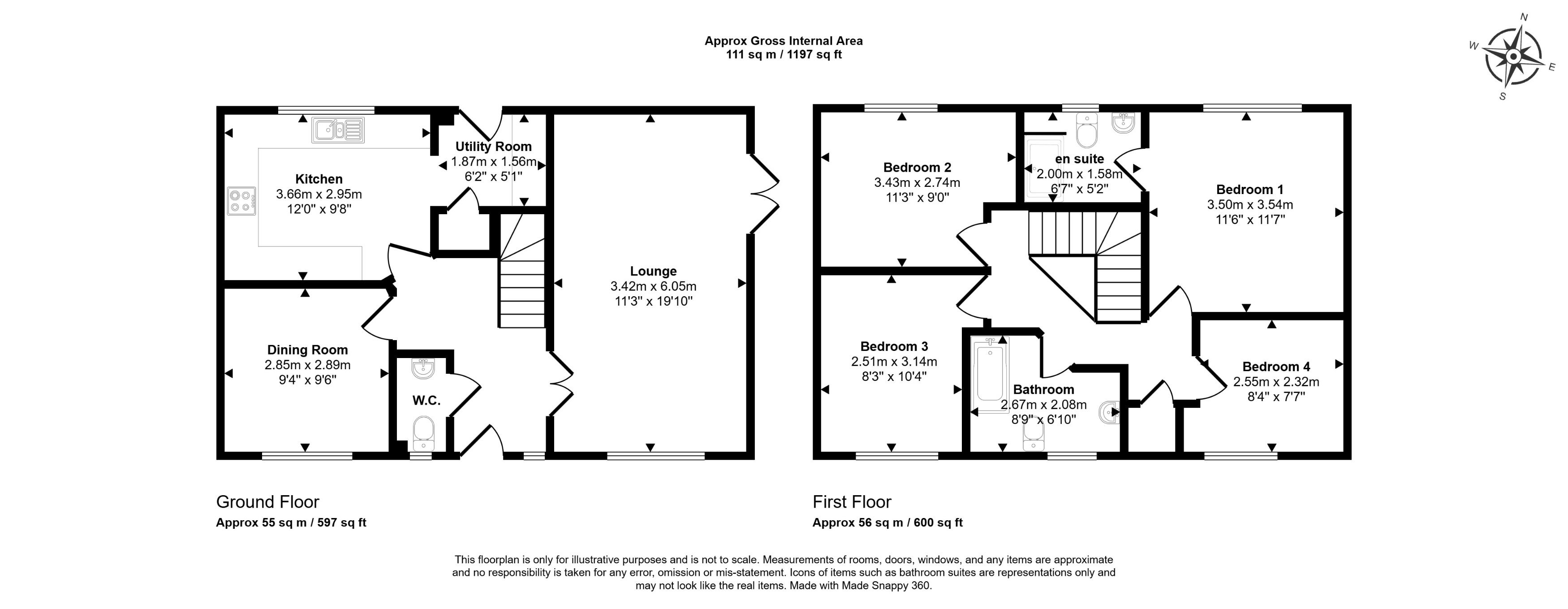 Alles Klar, Hillside View, Pontypridd floorplan