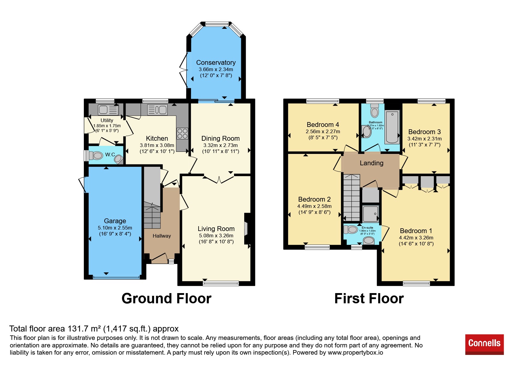 45, Stephenson Way, Cannock floorplan