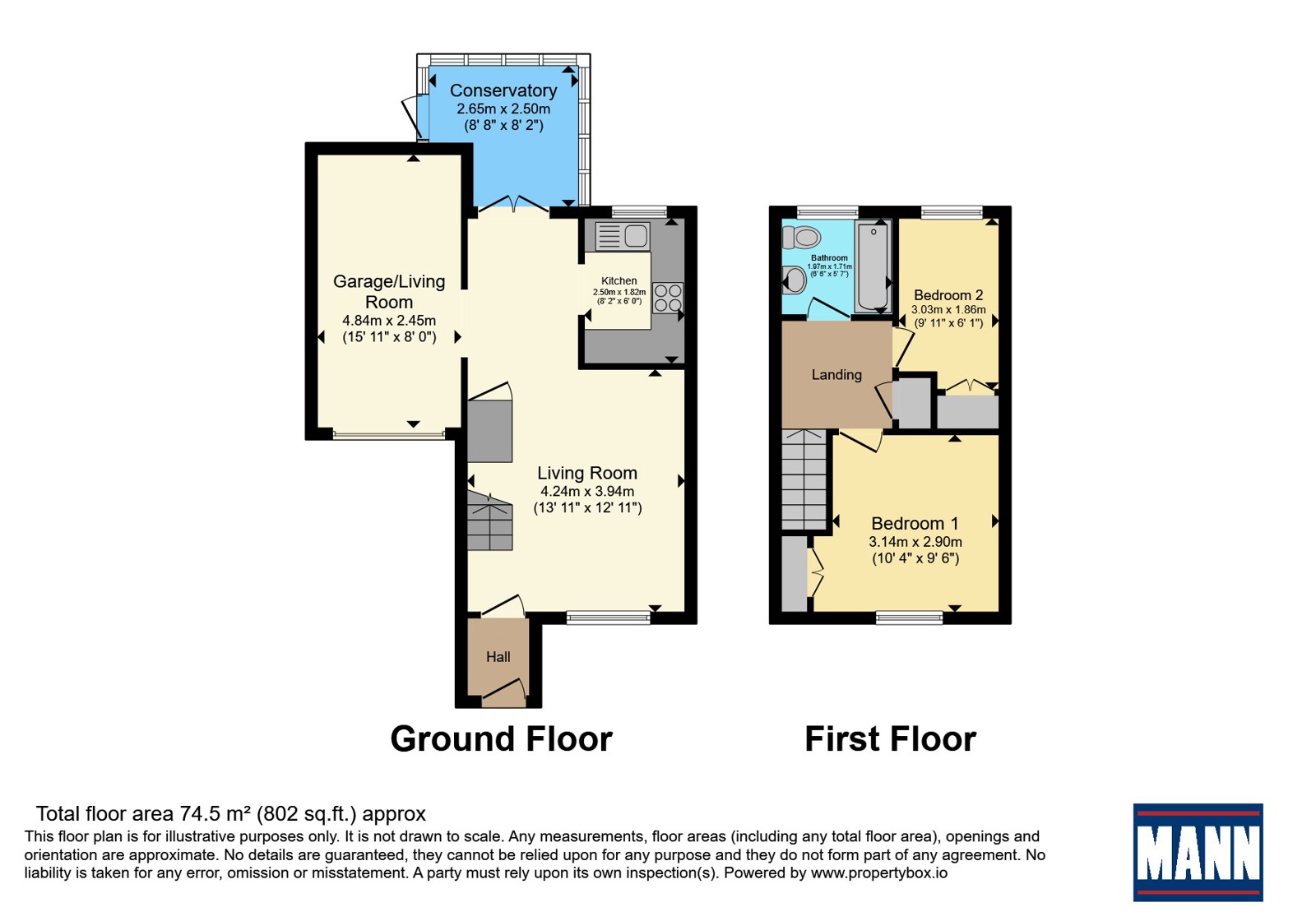 2, Downs Close, Ashford floorplan