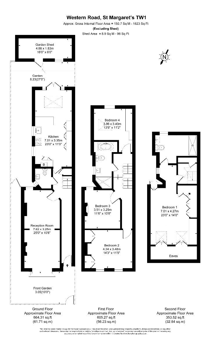 54 South Western Road, St Margaret's floorplan